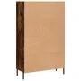 Tall sideboard engineered wood smoked oak 69.5x31x115 cm by vidaXL, Sideboards - Ref: Foro24-830337, Price: 92,42 €, Discount: %