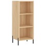 Aparador de madera de ingeniería roble Sonoma 34,5x32,5x90 cm de vidaXL, Aparadores - Ref: Foro24-828743, Precio: 50,60 €