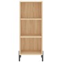 Aparador de madera de ingeniería roble Sonoma 34,5x32,5x90 cm de vidaXL, Aparadores - Ref: Foro24-828743, Precio: 50,60 €