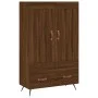 Tall sideboard engineered wood brown oak 69.5x31x115 cm by vidaXL, Sideboards - Ref: Foro24-830299, Price: 83,93 €, Discount: %