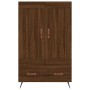 Tall sideboard engineered wood brown oak 69.5x31x115 cm by vidaXL, Sideboards - Ref: Foro24-830299, Price: 84,97 €, Discount: %