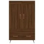 Tall sideboard engineered wood brown oak 69.5x31x115 cm by vidaXL, Sideboards - Ref: Foro24-830299, Price: 83,93 €, Discount: %