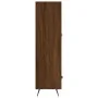 Tall sideboard engineered wood brown oak 69.5x31x115 cm by vidaXL, Sideboards - Ref: Foro24-830299, Price: 83,93 €, Discount: %