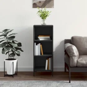 Black engineered wood sideboard 34.5x32.5x90 cm by vidaXL, Sideboards - Ref: Foro24-828733, Price: 50,03 €, Discount: %