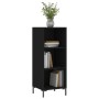 Aparador de madera de ingeniería negro 34,5x32,5x90 cm de vidaXL, Aparadores - Ref: Foro24-828733, Precio: 50,63 €, Descuento: %