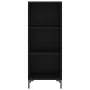 Black engineered wood sideboard 34.5x32.5x90 cm by vidaXL, Sideboards - Ref: Foro24-828733, Price: 50,03 €, Discount: %