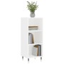 Weißes Sideboard aus Holzwerkstoff, 34,5 x 32,5 x 90 cm von vidaXL, Sideboards - Ref: Foro24-828708, Preis: 38,57 €, Rabatt: %