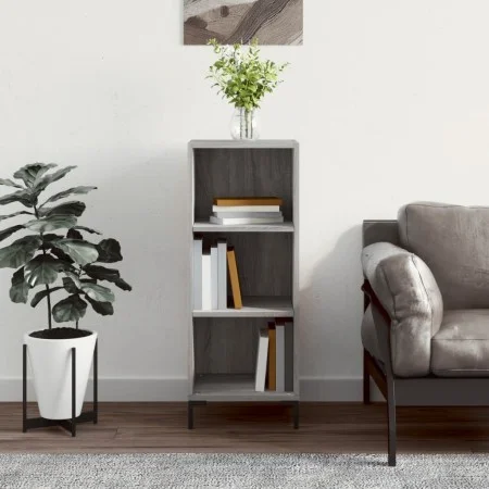 Sonoma gray engineered wood sideboard 34.5x32.5x90 cm by vidaXL, Sideboards - Ref: Foro24-828738, Price: 49,83 €, Discount: %