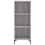 Sonoma gray engineered wood sideboard 34.5x32.5x90 cm by vidaXL, Sideboards - Ref: Foro24-828738, Price: 49,83 €, Discount: %