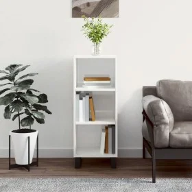 Glossy white engineered wood sideboard 34.5x32.5x90 cm by vidaXL, Sideboards - Ref: Foro24-828758, Price: 54,68 €, Discount: %
