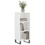 Hochglanzweißes Sideboard aus Holzwerkstoff, 34,5 x 32,5 x 90 cm von vidaXL, Sideboards - Ref: Foro24-828758, Preis: 54,67 €,...
