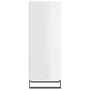 Aparador madera de ingeniería blanco brillante 34,5x32,5x90 cm de vidaXL, Aparadores - Ref: Foro24-828758, Precio: 54,67 €, D...
