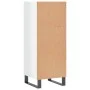 Aparador madera de ingeniería blanco brillante 34,5x32,5x90 cm de vidaXL, Aparadores - Ref: Foro24-828758, Precio: 54,67 €, D...