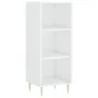 Glossy white engineered wood sideboard 34.5x32.5x90 cm by vidaXL, Sideboards - Ref: Foro24-828718, Price: 48,73 €, Discount: %