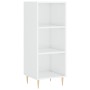 Hochglanzweißes Sideboard aus Holzwerkstoff, 34,5 x 32,5 x 90 cm von vidaXL, Sideboards - Ref: Foro24-828718, Preis: 49,32 €,...