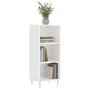 Glossy white engineered wood sideboard 34.5x32.5x90 cm by vidaXL, Sideboards - Ref: Foro24-828718, Price: 48,73 €, Discount: %