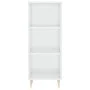Glossy white engineered wood sideboard 34.5x32.5x90 cm by vidaXL, Sideboards - Ref: Foro24-828718, Price: 48,73 €, Discount: %