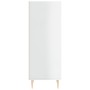 Glossy white engineered wood sideboard 34.5x32.5x90 cm by vidaXL, Sideboards - Ref: Foro24-828718, Price: 49,32 €, Discount: %