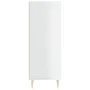 Glossy white engineered wood sideboard 34.5x32.5x90 cm by vidaXL, Sideboards - Ref: Foro24-828718, Price: 48,73 €, Discount: %