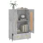 Concrete gray engineered wood tall sideboard 69.5x31x115 cm by vidaXL, Sideboards - Ref: Foro24-830304, Price: 82,46 €, Disco...