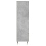 Concrete gray engineered wood tall sideboard 69.5x31x115 cm by vidaXL, Sideboards - Ref: Foro24-830304, Price: 83,47 €, Disco...