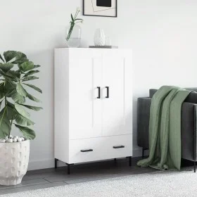Tall white engineered wood sideboard 69.5x31x115 cm by vidaXL, Sideboards - Ref: Foro24-830324, Price: 88,95 €, Discount: %
