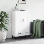 Tall white engineered wood sideboard 69.5x31x115 cm by vidaXL, Sideboards - Ref: Foro24-830324, Price: 89,67 €, Discount: %