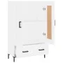 Hohes Sideboard Holzwerkstoff weiß 69,5x31x115 cm von vidaXL, Sideboards - Ref: Foro24-830324, Preis: 88,95 €, Rabatt: %