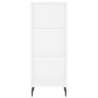 Aparador de madera de ingeniería blanco 34,5x32,5x90 cm de vidaXL, Aparadores - Ref: Foro24-828748, Precio: 39,78 €, Descuent...