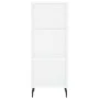 Weißes Sideboard aus Holzwerkstoff, 34,5 x 32,5 x 90 cm von vidaXL, Sideboards - Ref: Foro24-828748, Preis: 39,45 €, Rabatt: %