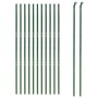Cerca de alambre de acero galvanizado verde 1,6x25 m