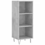 Engineered wood sideboard in gray concrete 34.5x32.5x90 cm by vidaXL, Sideboards - Ref: Foro24-828728, Price: 44,29 €, Discou...