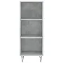 Engineered wood sideboard in gray concrete 34.5x32.5x90 cm by vidaXL, Sideboards - Ref: Foro24-828728, Price: 44,29 €, Discou...