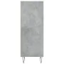 Engineered wood sideboard in gray concrete 34.5x32.5x90 cm by vidaXL, Sideboards - Ref: Foro24-828728, Price: 44,29 €, Discou...