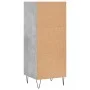 Engineered wood sideboard in gray concrete 34.5x32.5x90 cm by vidaXL, Sideboards - Ref: Foro24-828728, Price: 44,29 €, Discou...