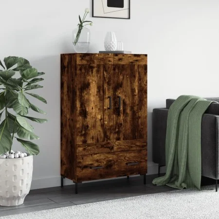 Tall sideboard engineered wood smoked oak 69.5x31x115 cm by vidaXL, Sideboards - Ref: Foro24-830329, Price: 87,12 €, Discount: %