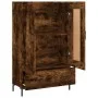 Tall sideboard engineered wood smoked oak 69.5x31x115 cm by vidaXL, Sideboards - Ref: Foro24-830329, Price: 87,12 €, Discount: %