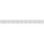 Cerca de alambre de acero galvanizado verde 2x25 m