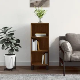 Aparador de madera de ingeniería marrón roble 34,5x32,5x90 cm de vidaXL, Aparadores - Ref: Foro24-828763, Precio: 51,47 €, De...