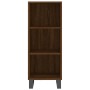 Engineered wood brown oak sideboard 34.5x32.5x90 cm by vidaXL, Sideboards - Ref: Foro24-828763, Price: 52,09 €, Discount: %
