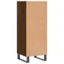 Aparador de madera de ingeniería marrón roble 34,5x32,5x90 cm de vidaXL, Aparadores - Ref: Foro24-828763, Precio: 51,47 €, De...