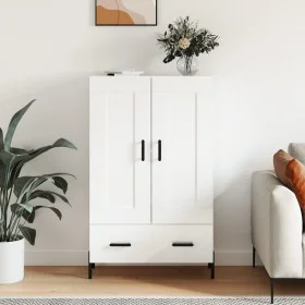 High glossy white engineered wood sideboard 69.5x31x115 cm by vidaXL, Sideboards - Ref: Foro24-830334, Price: 101,60 €, Disco...