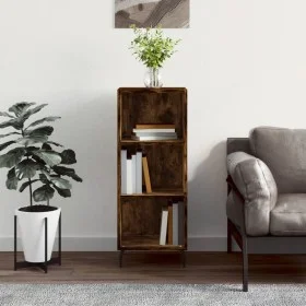 Smoked oak engineered wood sideboard 34.5x32.5x90 cm by vidaXL, Sideboards - Ref: Foro24-828753, Price: 52,71 €, Discount: %