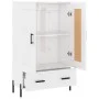 High glossy white engineered wood sideboard 69.5x31x115 cm by vidaXL, Sideboards - Ref: Foro24-830334, Price: 101,60 €, Disco...