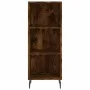 Smoked oak engineered wood sideboard 34.5x32.5x90 cm by vidaXL, Sideboards - Ref: Foro24-828753, Price: 52,71 €, Discount: %