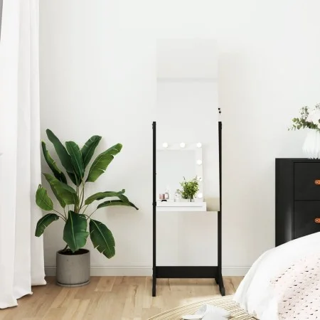 Mirror with black standing jewelry box 42x38x152 cm by vidaXL, Mirrors - Ref: Foro24-353257, Price: 114,14 €, Discount: %