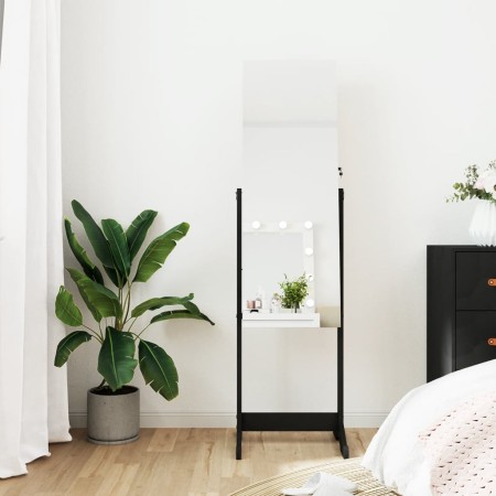 Spiegel mit schwarzem Standschmuckkästchen 42x38x152 cm von vidaXL, Spiegel - Ref: Foro24-353257, Preis: 115,88 €, Rabatt: %