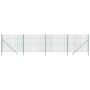 Cerca de alambre de acero galvanizado verde 1,4x10 m