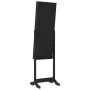 Mirror with black standing jewelry box 42x38x152 cm by vidaXL, Mirrors - Ref: Foro24-353257, Price: 114,14 €, Discount: %