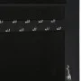 Mirror with black standing jewelry box 42x38x152 cm by vidaXL, Mirrors - Ref: Foro24-353257, Price: 114,14 €, Discount: %